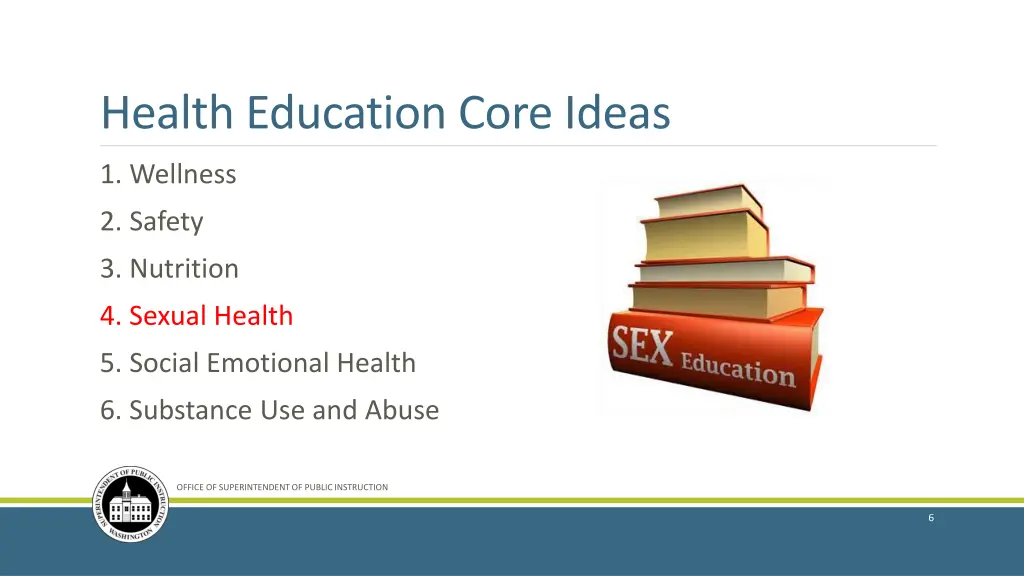 health education core ideas