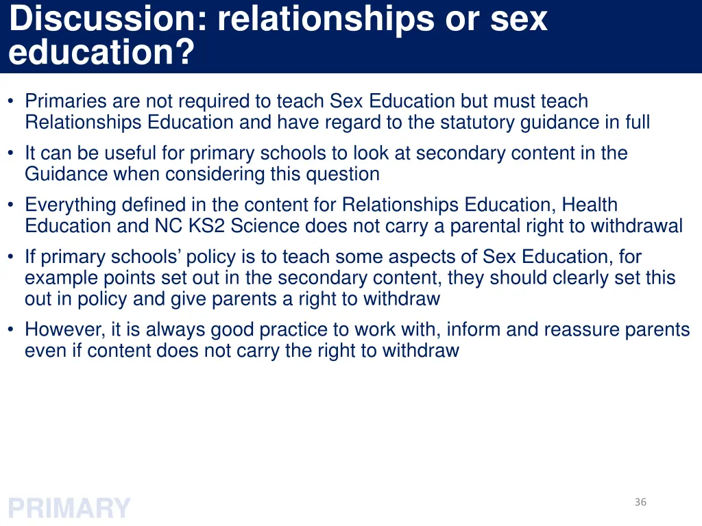 discussion relationships or sex education 1