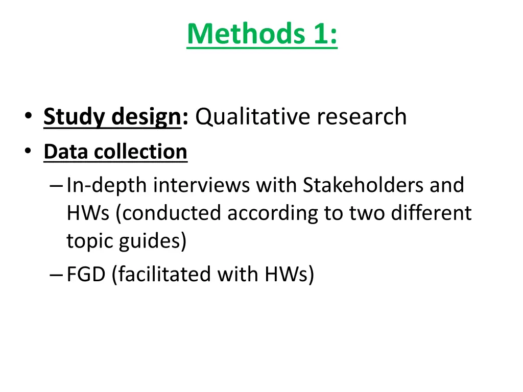 methods 1