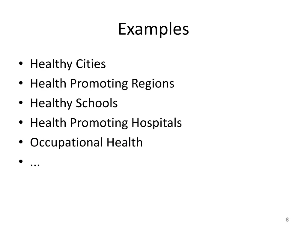 examples