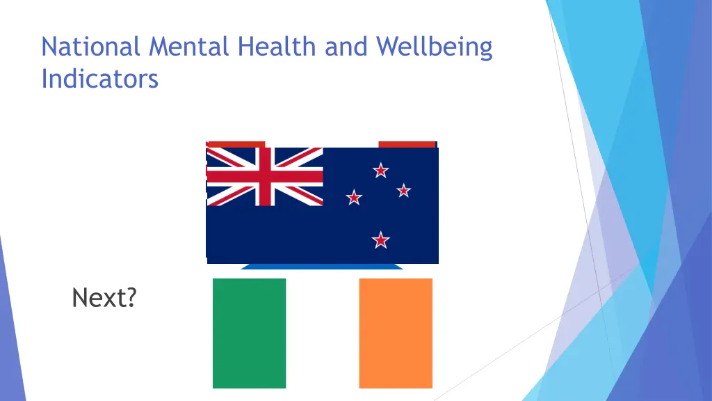 national mental health and wellbeing indicators