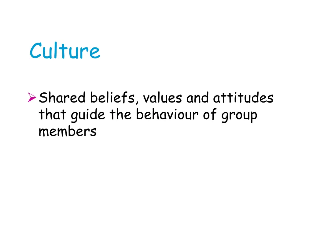 culture
