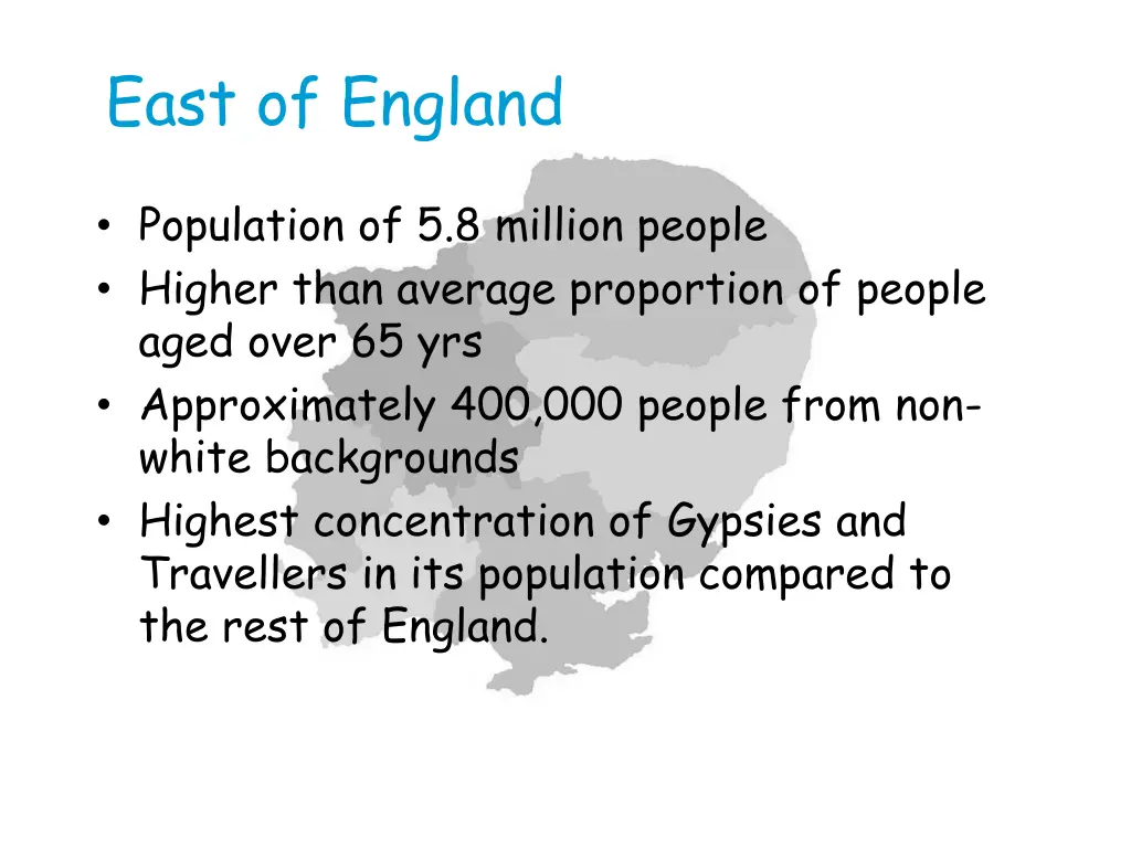 east of england