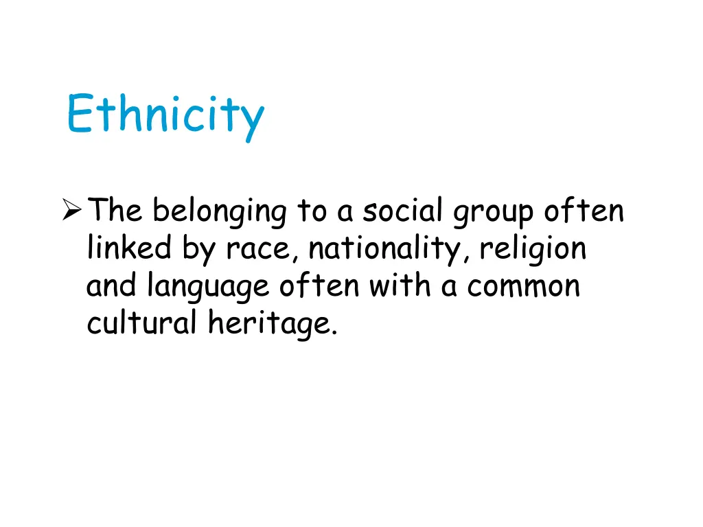 ethnicity