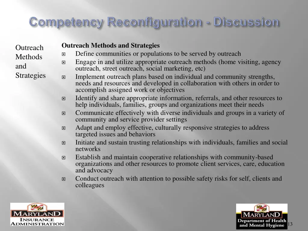 outreach methods and strategies define