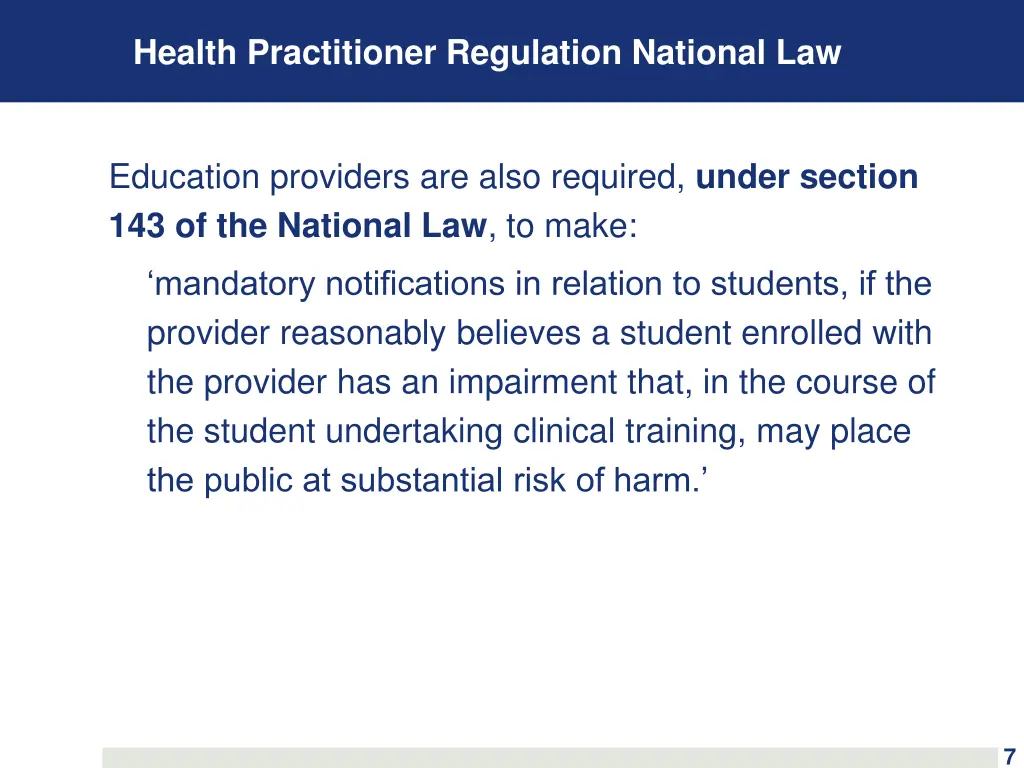 health practitioner regulation national law 1