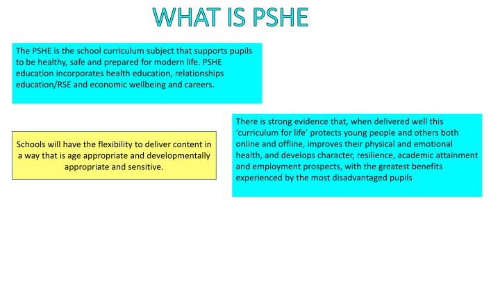 what is pshe what is pshe