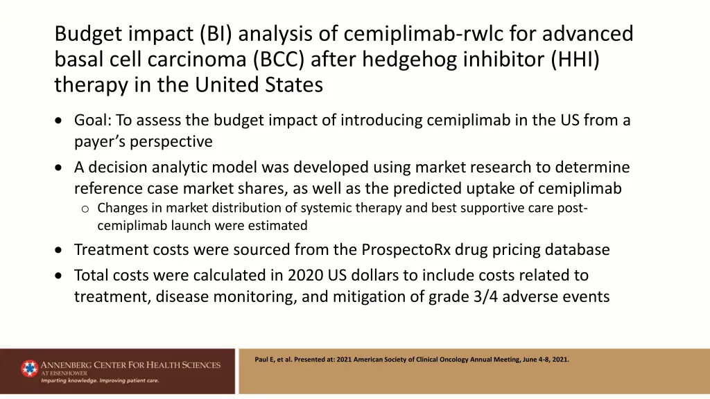 budget impact bi analysis of cemiplimab rwlc 1
