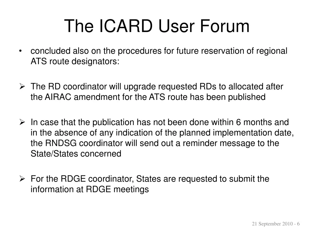 the icard user forum 4