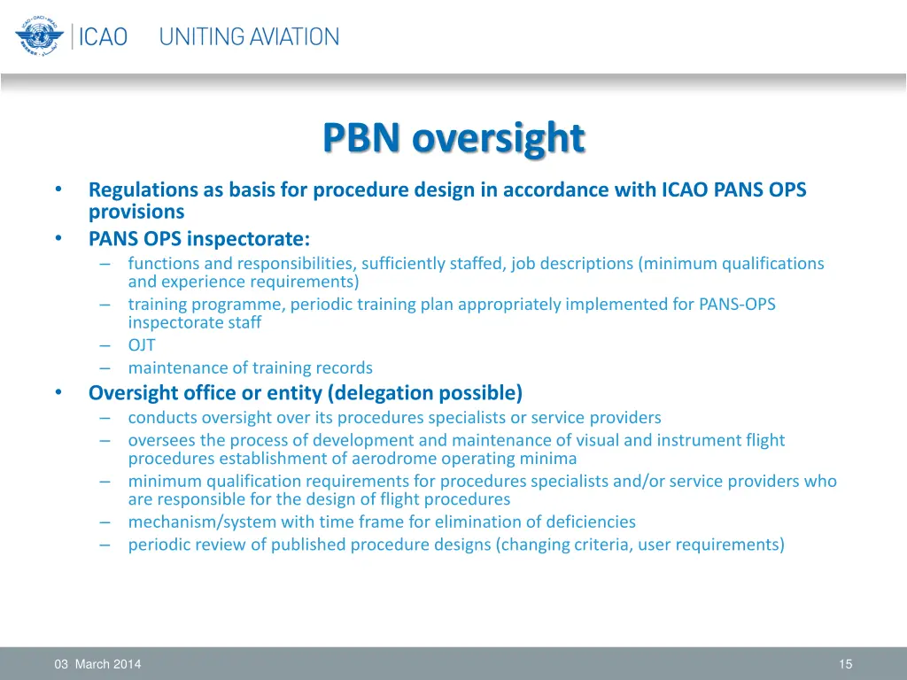 pbn oversight