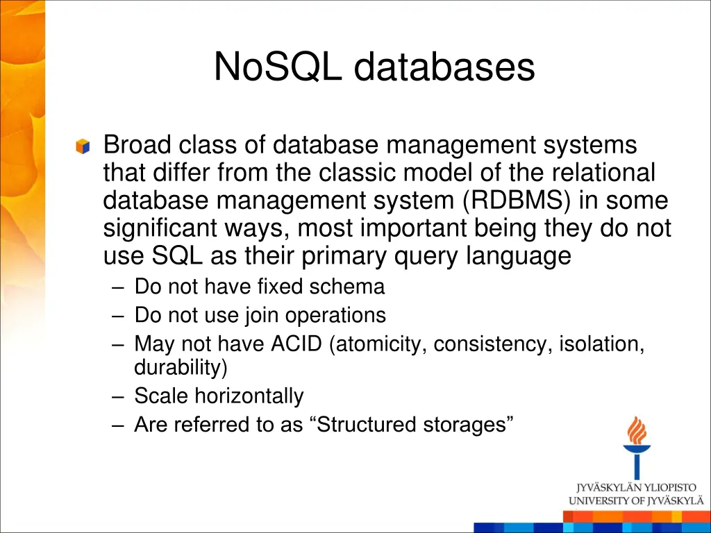 nosql databases 1