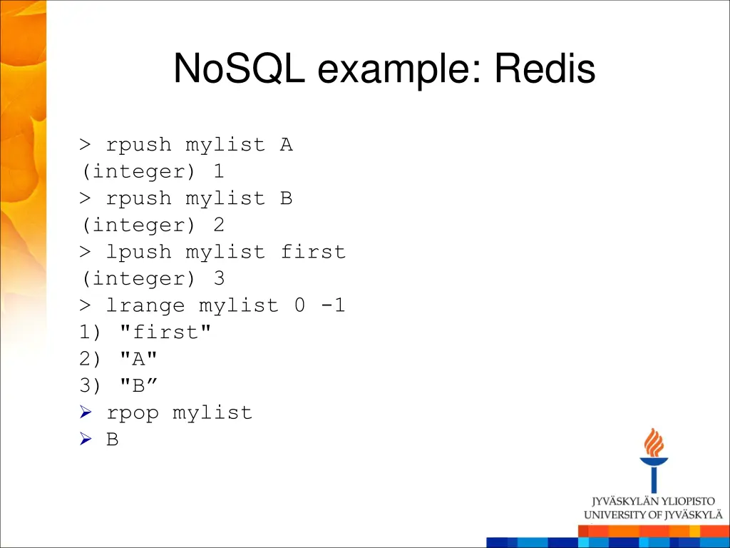 nosql example redis 4