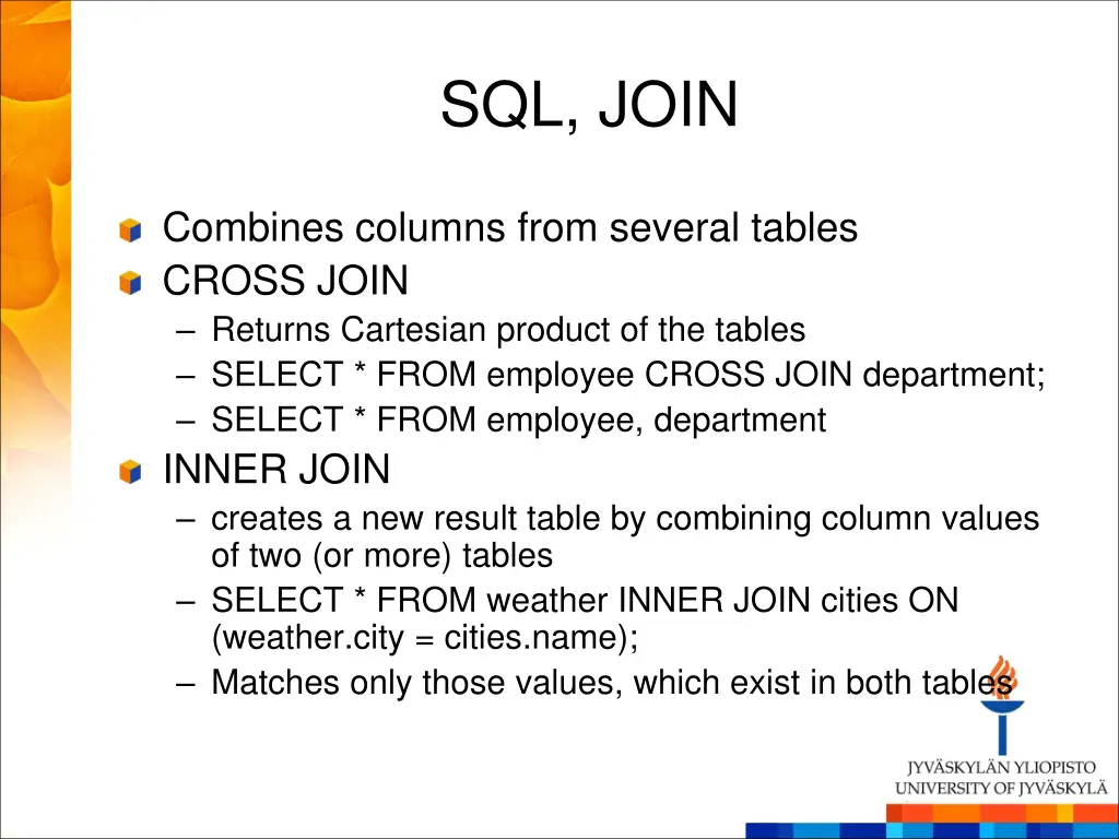 sql join