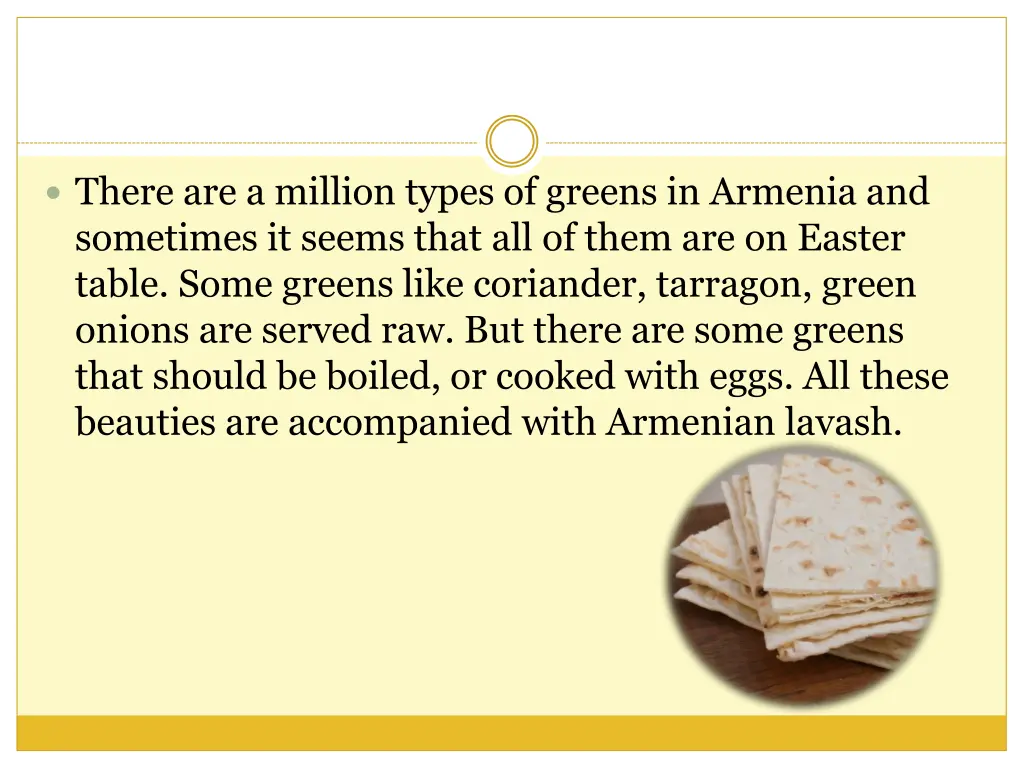 there are a million types of greens in armenia