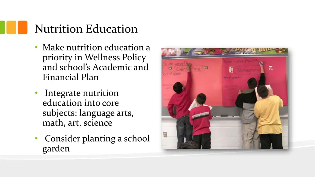 nutrition education