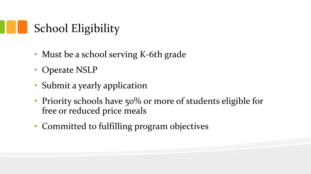 school eligibility