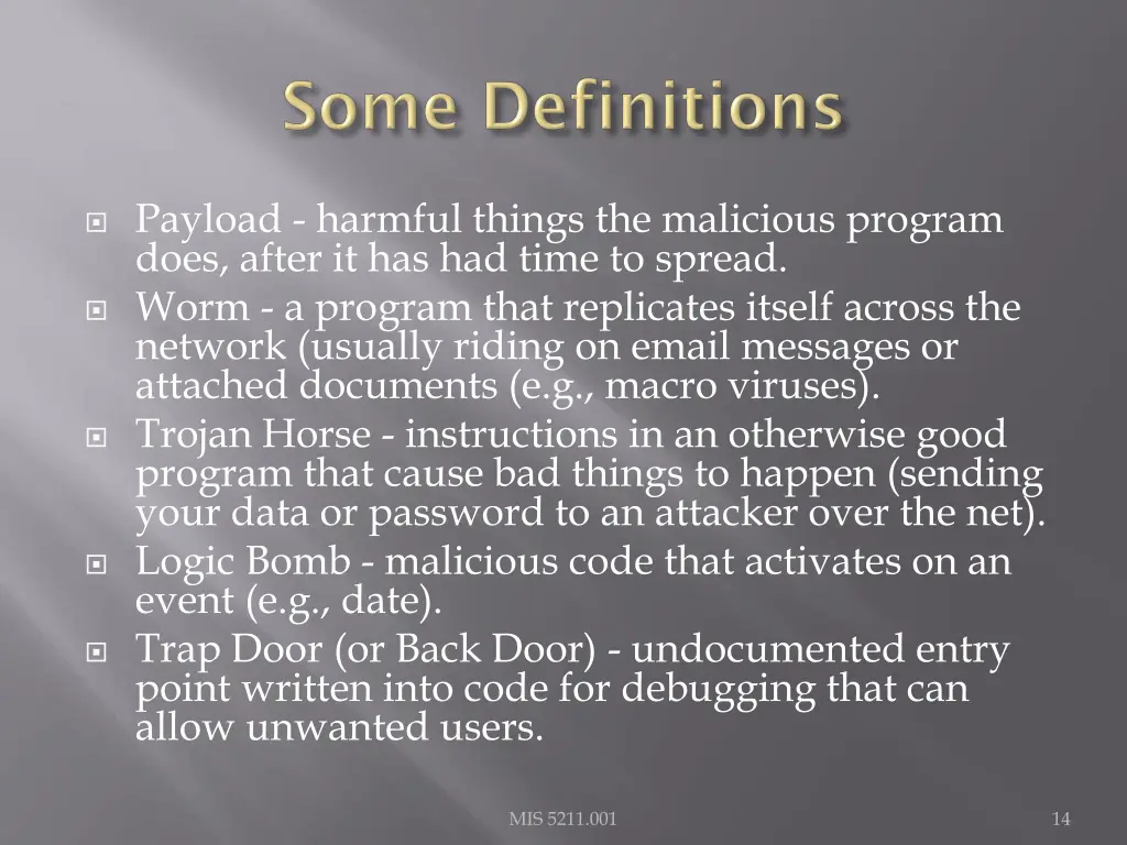 payload harmful things the malicious program does