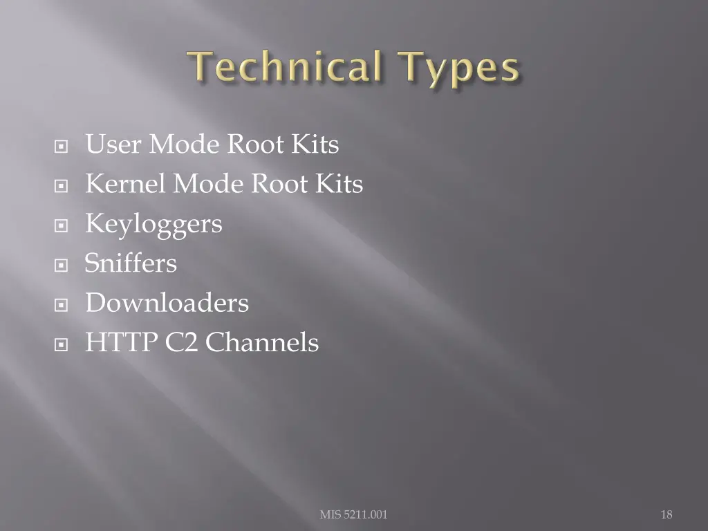 user mode root kits kernel mode root kits