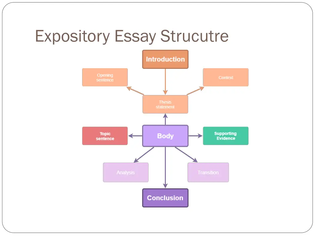 expository essay strucutre