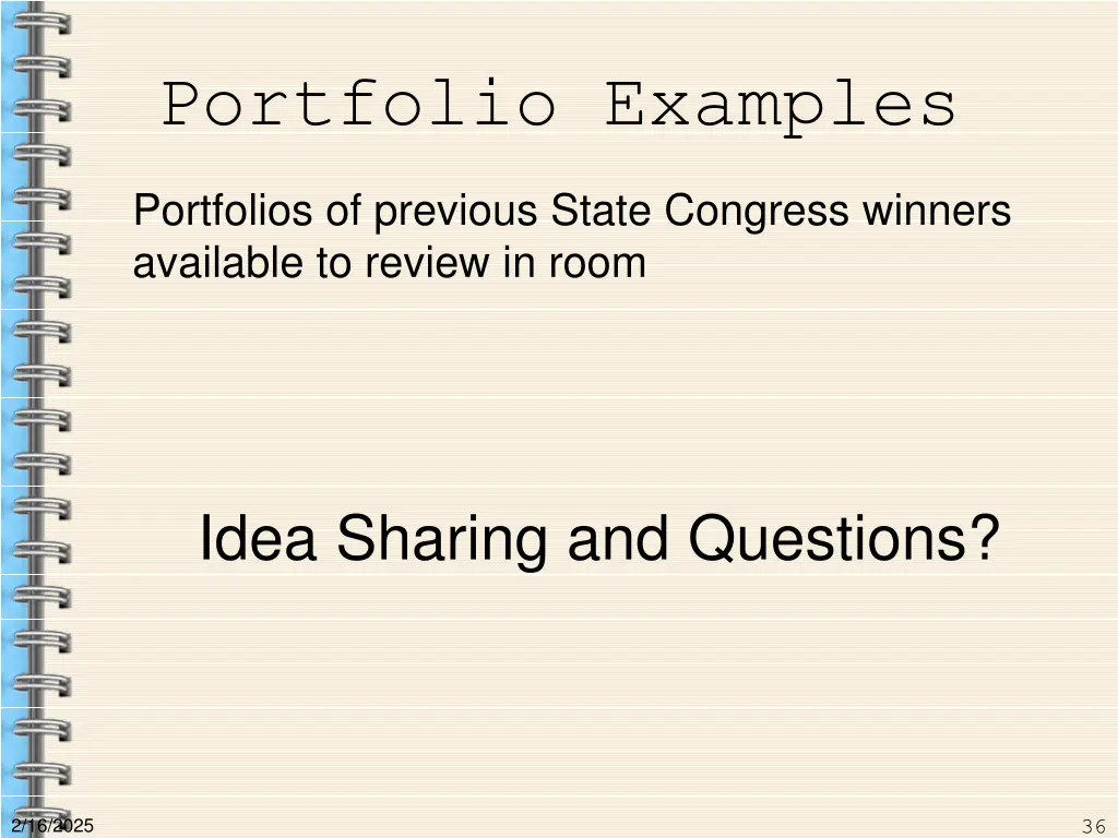 portfolio examples