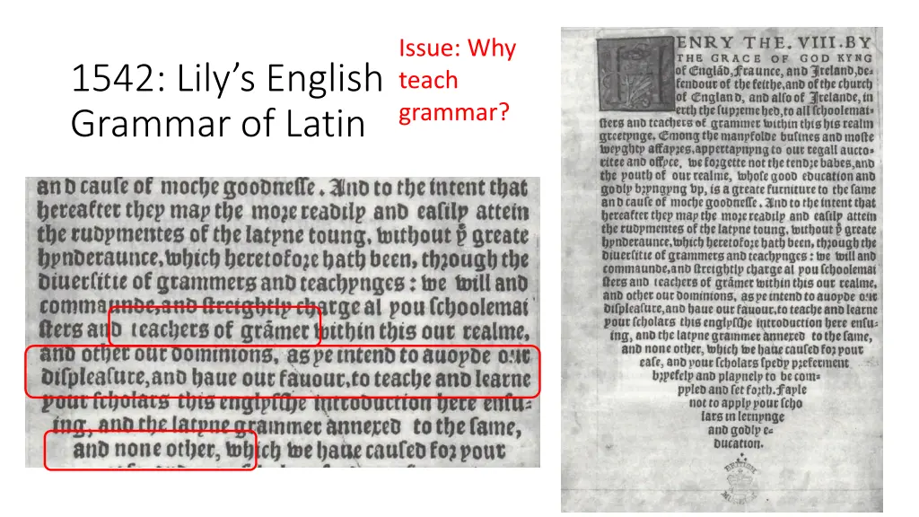 issue why teach grammar