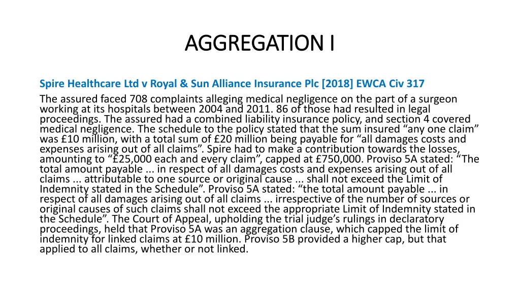 aggregation i aggregation i