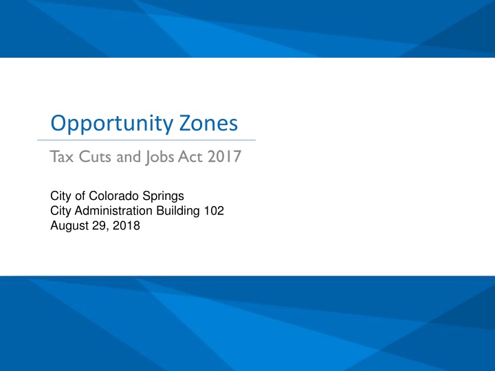 opportunity zones