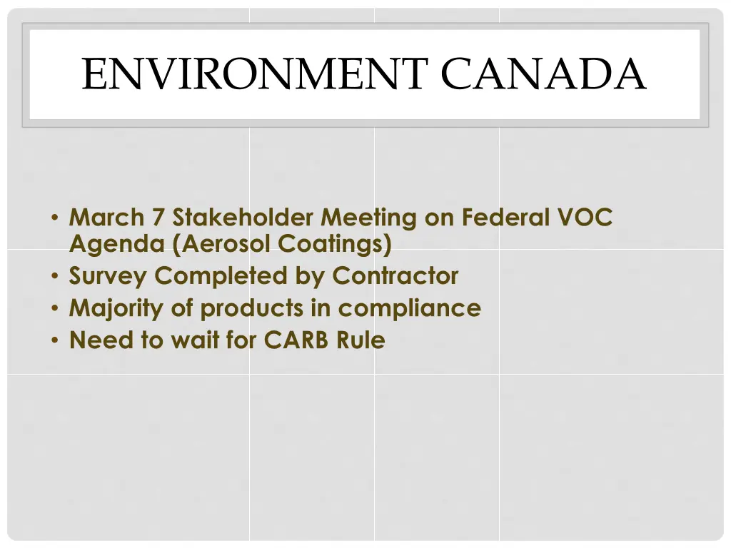 environment canada