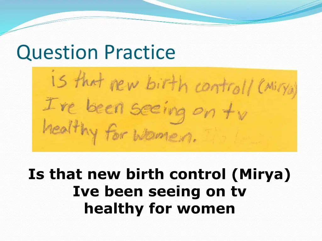 question practice 1