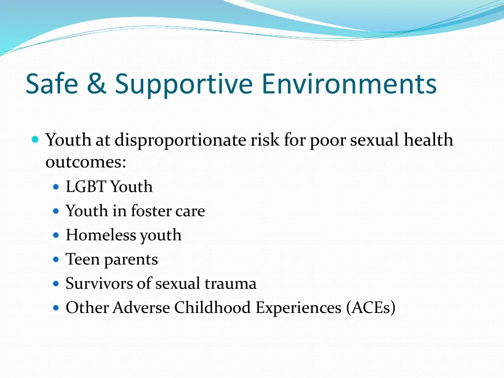 safe supportive environments 1