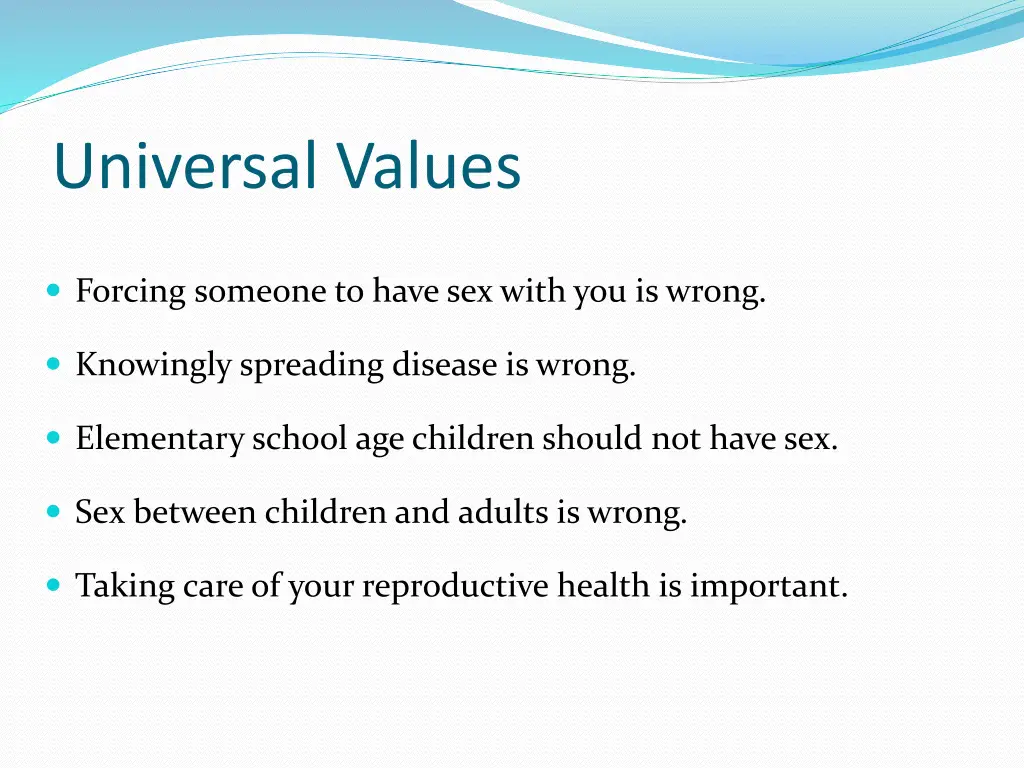 universal values