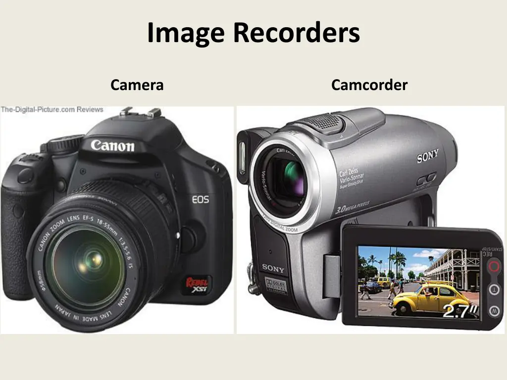 image recorders