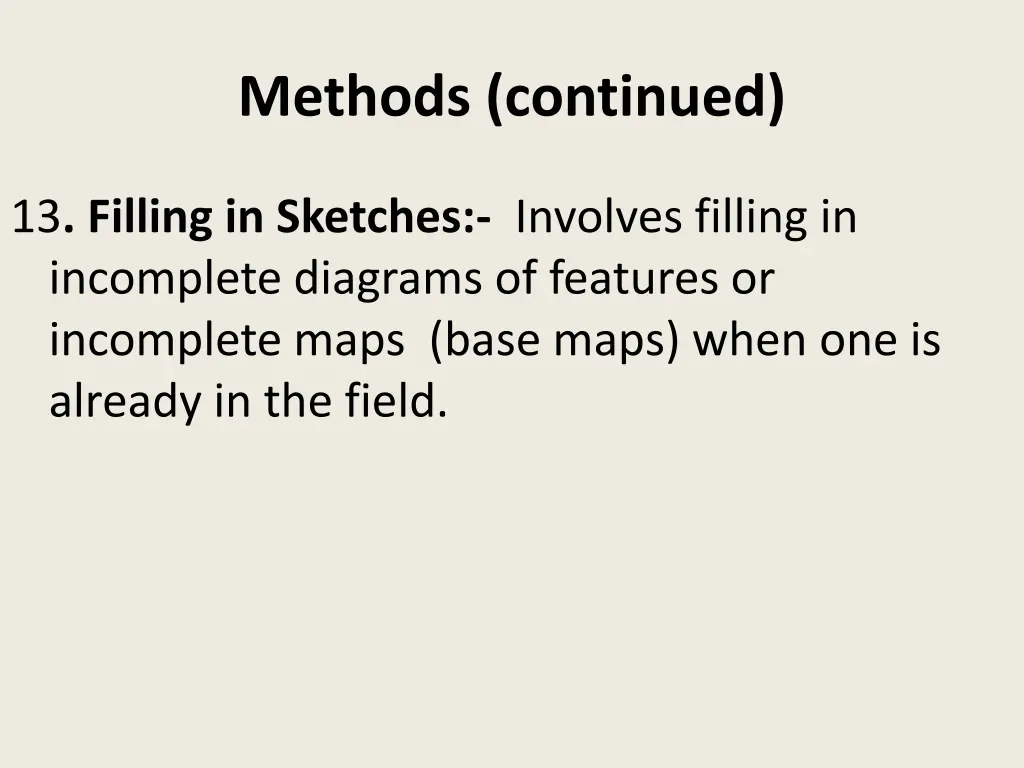 methods continued 3