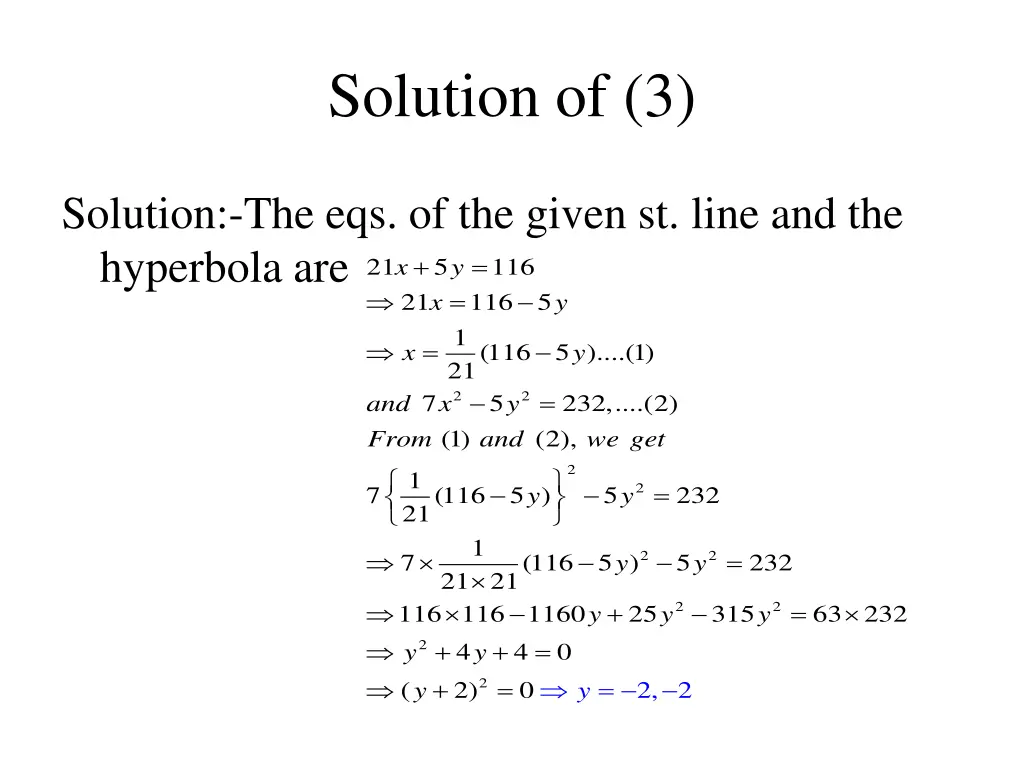 solution of 3