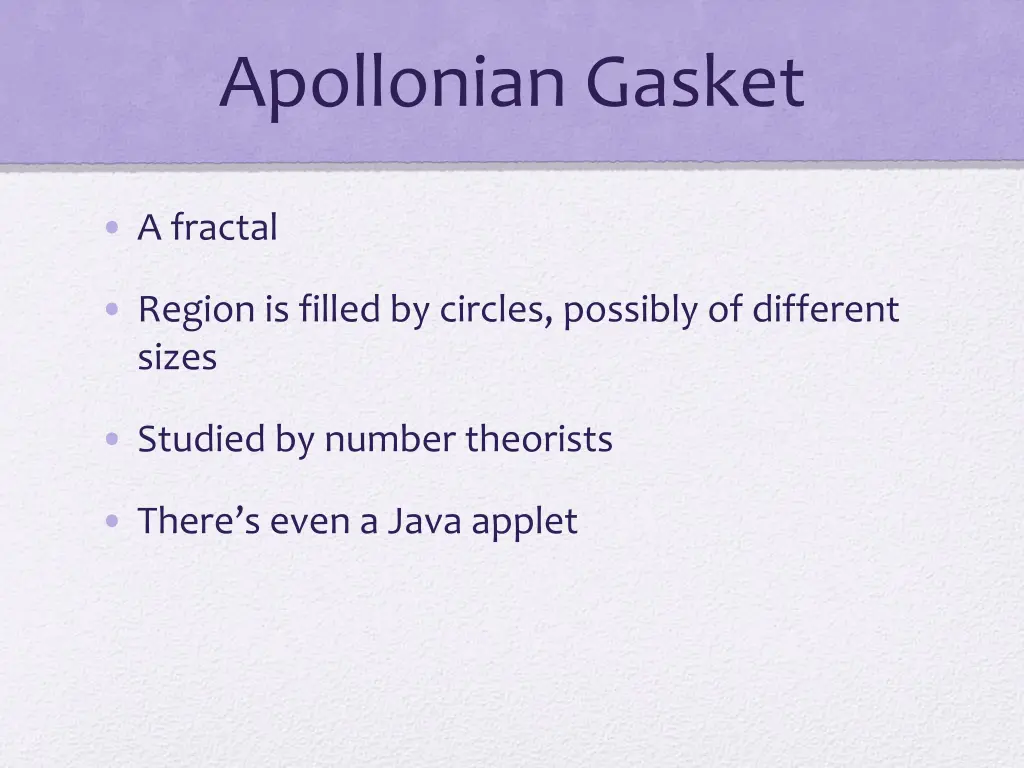 apollonian gasket