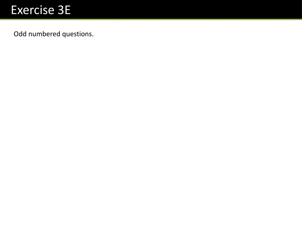exercise 3e