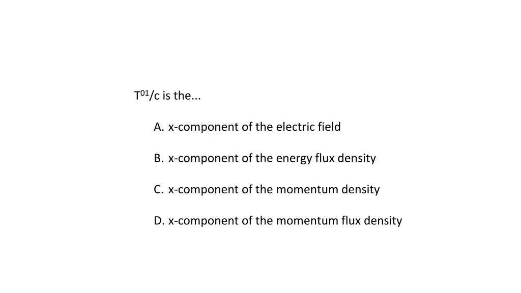 t 01 c is the