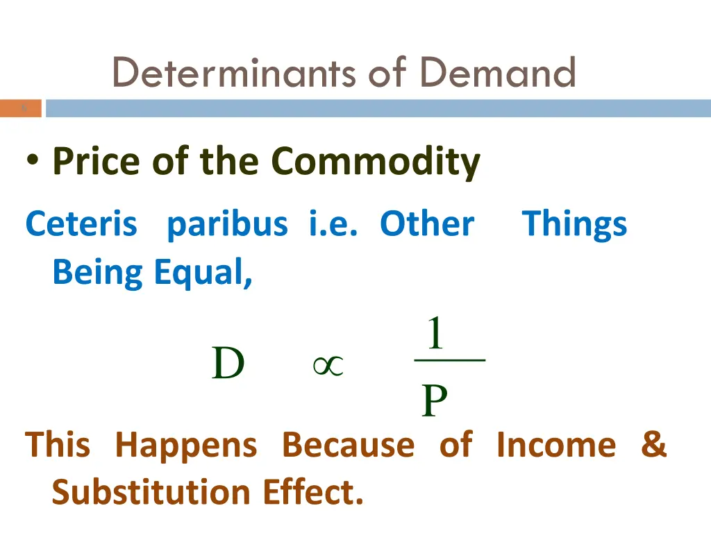 determinants of demand 1