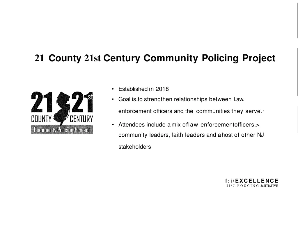 21 county 21st century community policing project