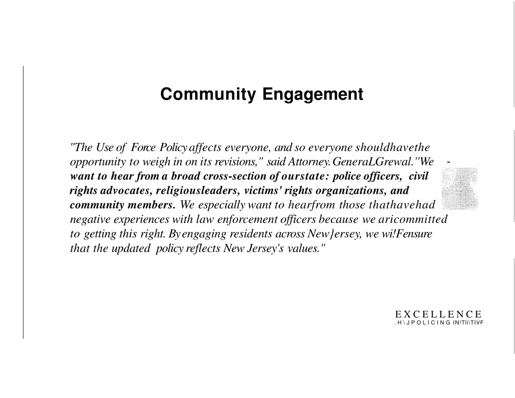 community engagement