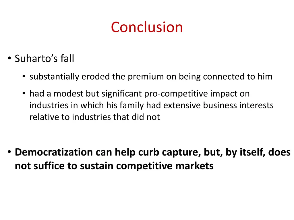 conclusion