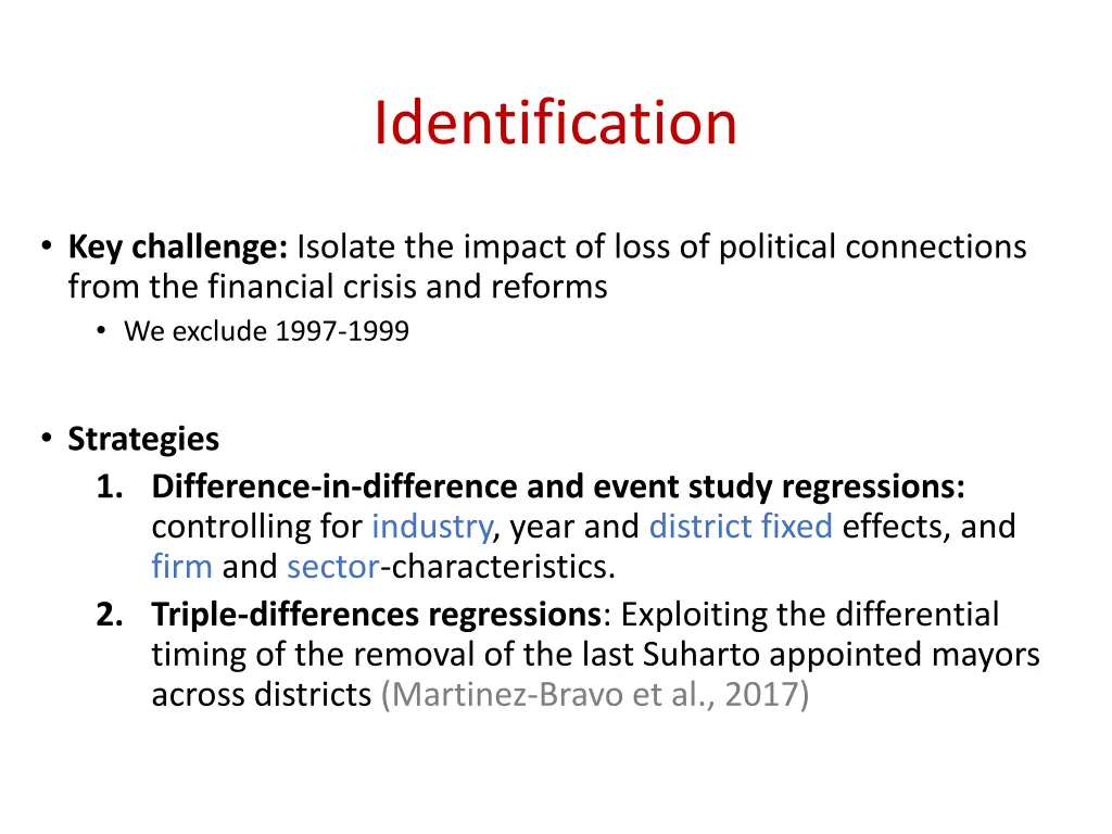 identification