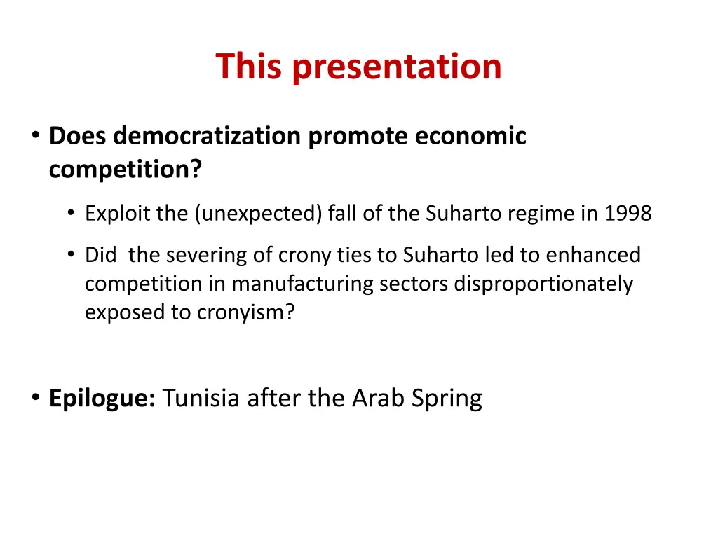 this presentation