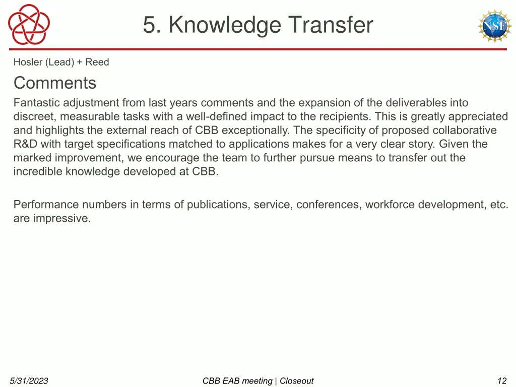 5 knowledge transfer