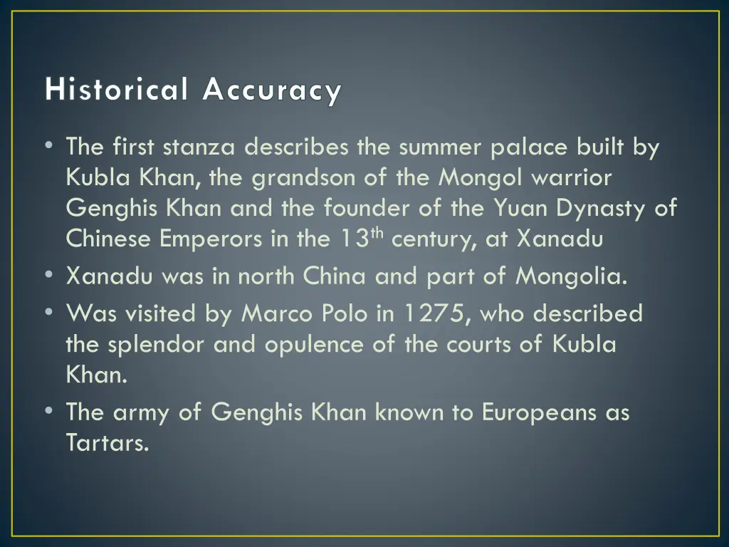 historical accuracy
