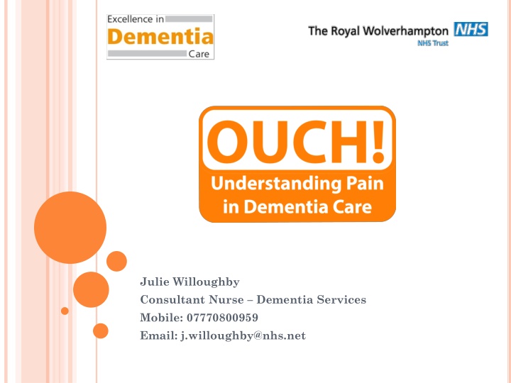 julie willoughby consultant nurse dementia