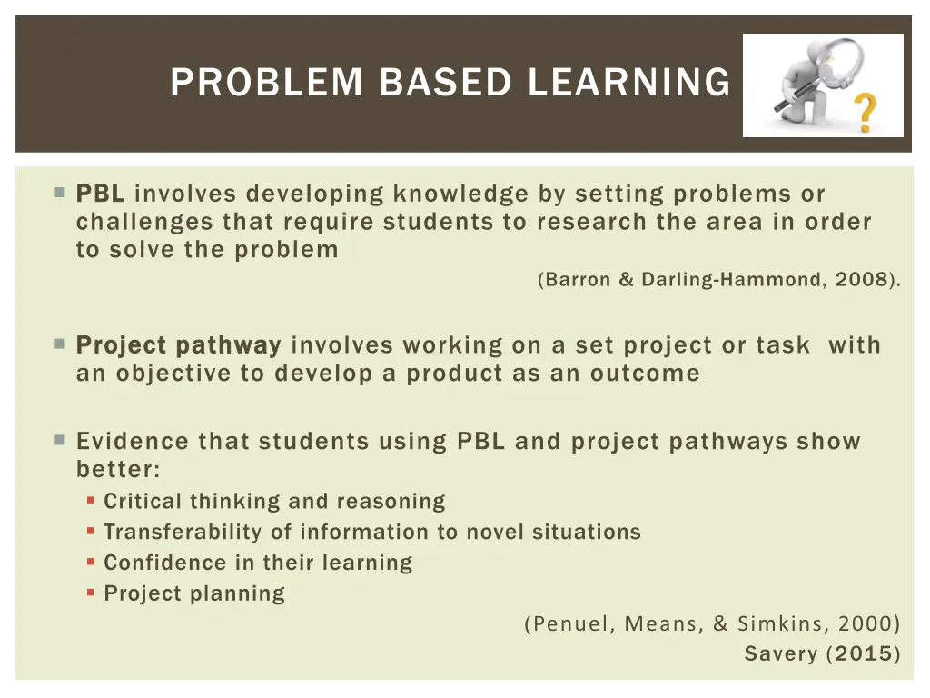 problem based learning