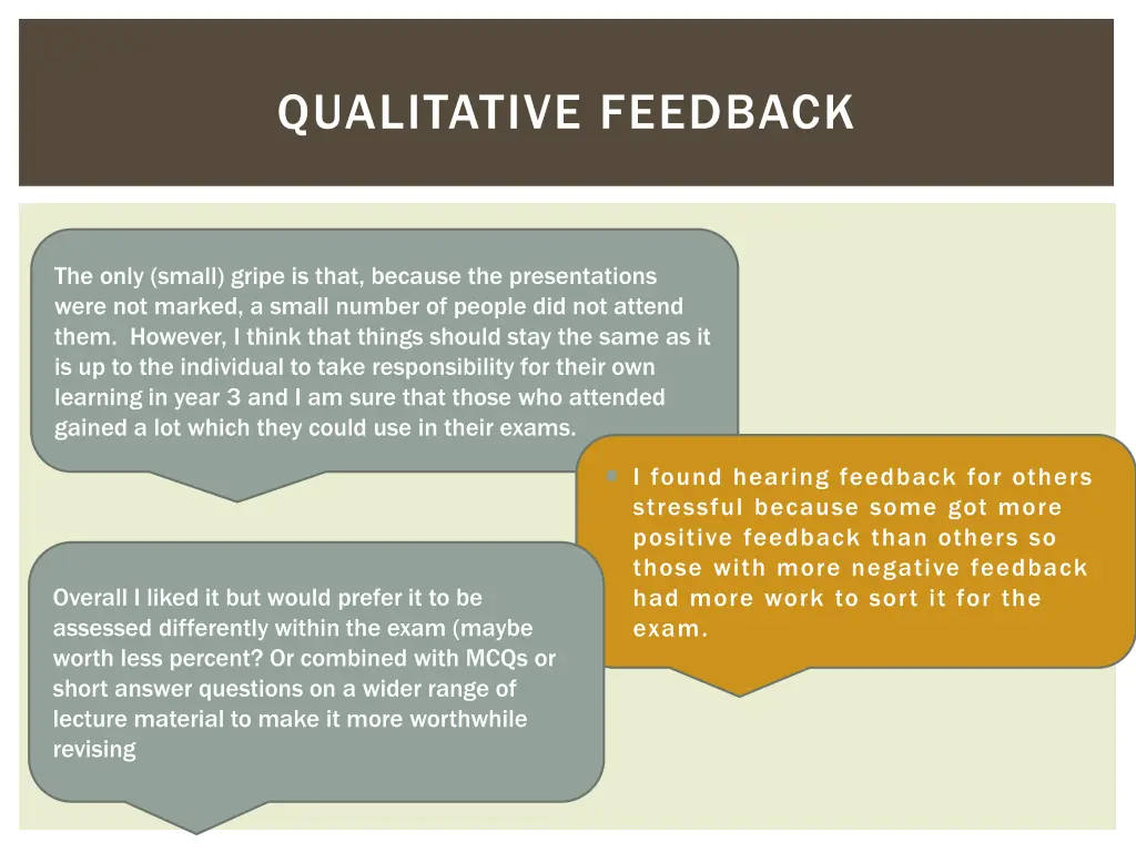 qualitative feedback 1