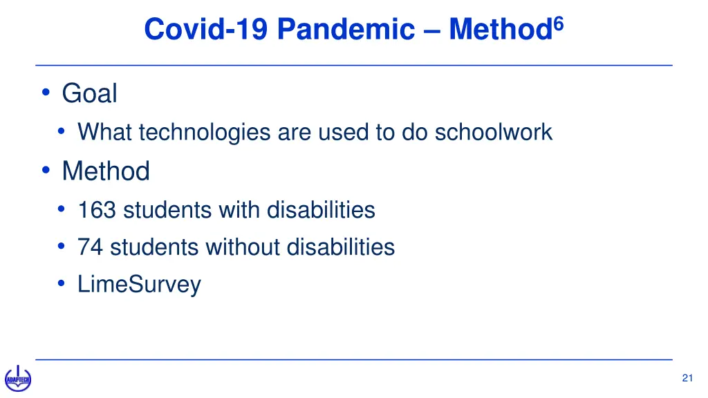 covid 19 pandemic method 6