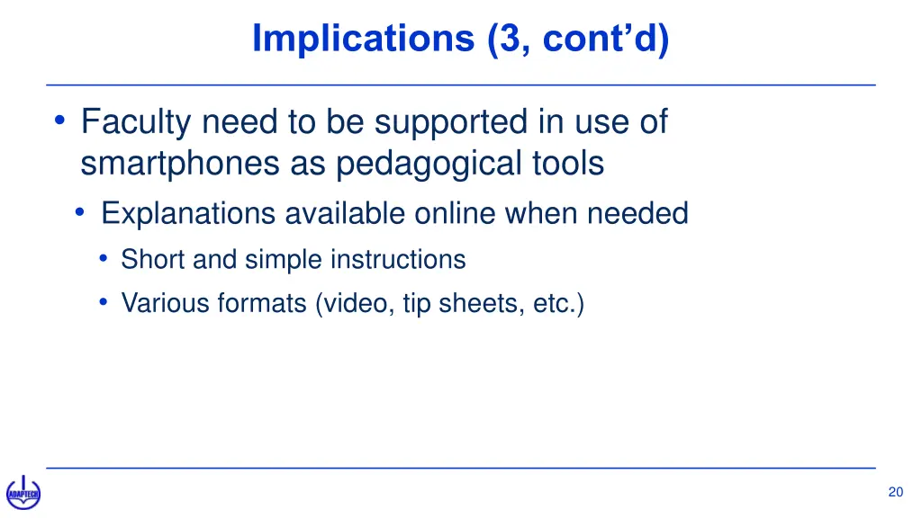 implications 3 cont d